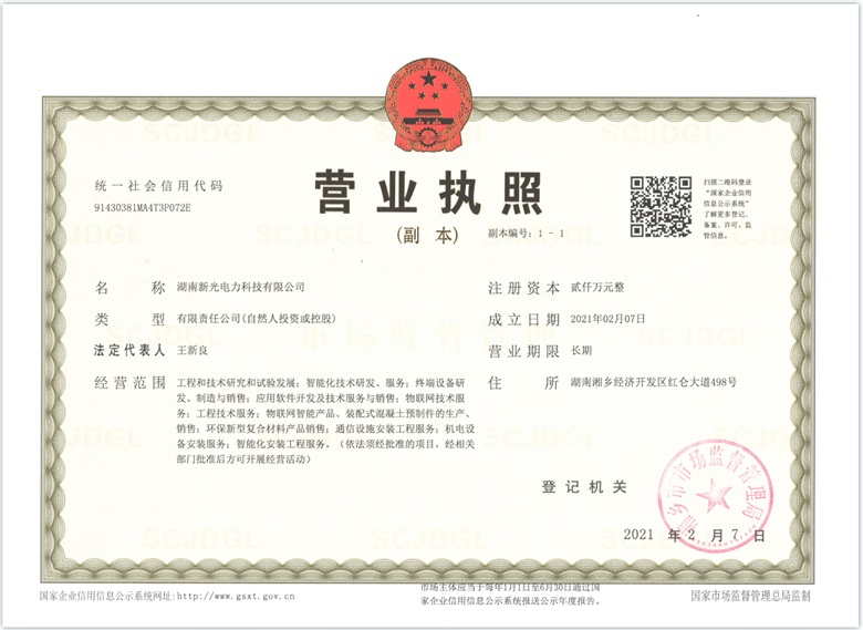 重磅！湖南新光電力科技有限公司成立！